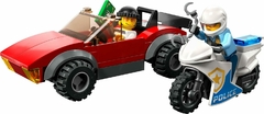 Lego 60392 Moto De Policia Y Coche A La Fuga - 59 piezas - comprar online