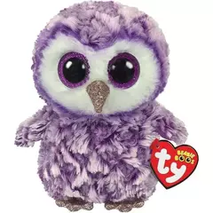 Mascota de peluche Beanie Boos Ty Owl Moonlight Collection 23 cm Buho Lechuza