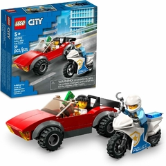 Lego 60392 Moto De Policia Y Coche A La Fuga - 59 piezas