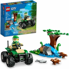 Lego® City - Quad Y Hábitat De La Nutria (60394) Cantidad De Piezas 90