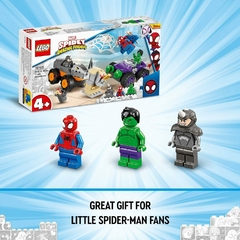 Imagen de Lego 10782 Camiones De Combate De Hulk Y Rino Spidey - 110 piezas