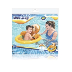 ASIENTO INFLABLE BESTWAY CON SONIDO DE ANIMALES 81 X 56 CM.