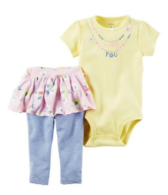 CONJUNTO CARTERS BODY Y PANTALON CARTERS TALLE 12 MESES