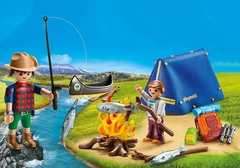 Playmobil Maletin Camping Aventura De Campamento 9323 Pesca y Camping