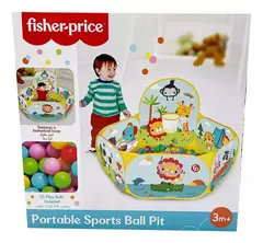 Pelotero Fisher Price Sport Con 25 Pelotitas Portatil