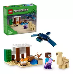 Lego Minecraft - La Expedición De Steve Al Desierto (21251) Cantidad de piezas 75