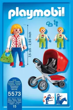 Playmobil Mama Con Carrito De Gemelos 5573 City Life en internet