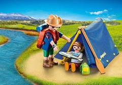 Imagen de Playmobil Maletin Camping Aventura De Campamento 9323 Pesca y Camping