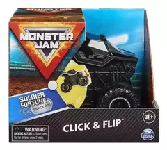 Monster Jam Click & Flip Escala 1:43 Soldier Fortune