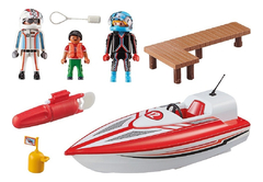 PLAYMOBIL SPORT AND ACTION Playmobil 70744 Sports & Action Lancha Con Motor Submarino - Pichoncitos