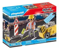 Playmobil Trabajador En Construccion City Action 71185