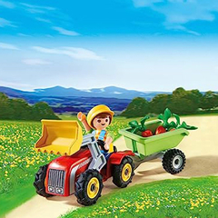 PLAYMOBIL COUNTRY Playmobil Huevos Sorpresa Niño En Tractor 4943 - Pichoncitos