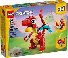 Lego Creator - Dragón Rojo (31145) Cantidad de piezas 149