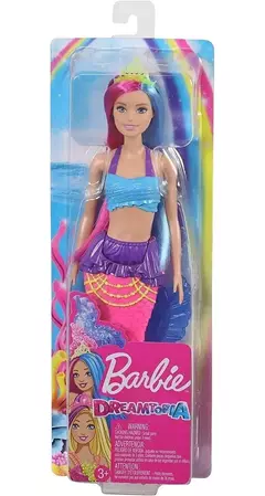 Muñeca Articulada Barbie Sirena Dreamtopia