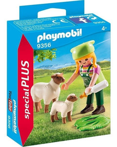 Playmobil Special Plus 9356 Granjera Con Ovejas