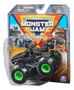 Monster Jam Vehiculo Soldier Fortune Escala 1:64 Metálico