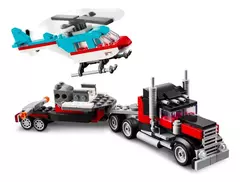 Lego Creator - Camión Plataforma Con Helicóptero (31146) Cantidad de piezas 270 en internet