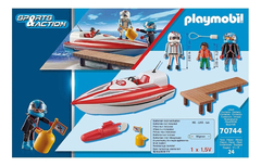 Imagen de PLAYMOBIL SPORT AND ACTION Playmobil 70744 Sports & Action Lancha Con Motor Submarino