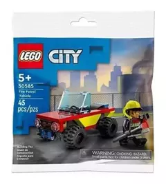 Lego Auto Patrulla De Bomberos 45 Piezas