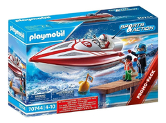 PLAYMOBIL SPORT AND ACTION Playmobil 70744 Sports & Action Lancha Con Motor Submarino