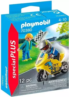 Playmobil Special Plus 70380 Chicos Con Moto De Carrera