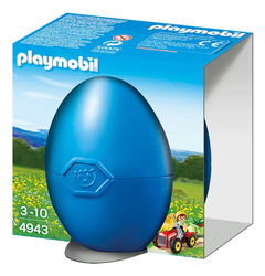 PLAYMOBIL COUNTRY Playmobil Huevos Sorpresa Niño En Tractor 4943 en internet