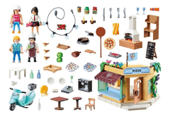 Playmobil 70336 City Life La Pizzeria Original con terraza con luces en internet