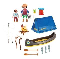 Playmobil Maletin Camping Aventura De Campamento 9323 Pesca y Camping - Pichoncitos