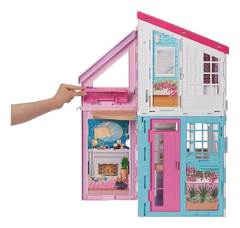 Barbie - Casa Malibu - Amueblada Y Accesorios - Mattel - Color Rosa - tienda online