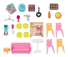 Imagen de Barbie - Casa Malibu - Amueblada Y Accesorios - Mattel - Color Rosa