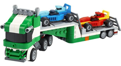 Lego® Creator - Transporte De Coches De Carreras (31113) Cantidad De Piezas 328 - Pichoncitos