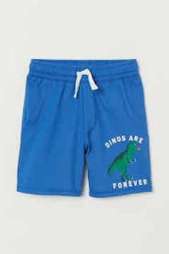 SHORT H&M TALLE 2-3 AÑOS DINO