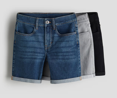 PACK 3 BERMUDAS JEAN H&M TALLE 12-13 AÑOS Y MAS DE 14 AÑOS - comprar online