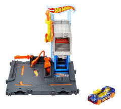 PISTA HOT WHEELS CITY DOWTOWN REPAIR STATION - TALLER DE REPARACIONES EN EL CENTRO - tienda online