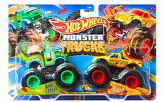 AUTOS HOT WHEELS MONSTER TRUCKS 1:64 PACK X 2 VARIOS MODELOS - comprar online