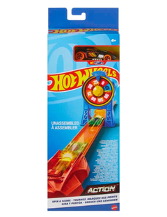 HOT WHEELS ACTION PISTA DE JUGUETE ACROBACIAS GIRA Y ANOTA