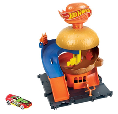 PISTA HOT WHEELS CITY TIENDA DE HAMBURGUESAS - comprar online