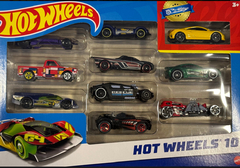 AUTOS HOT WHEELS PACK X 10 AUTOS