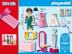 PLAYMOBIL CITY LIFE 70677 TIENDA DE MODA FESTIVA en internet