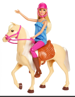 Muñeca Barbie con caballo - comprar online