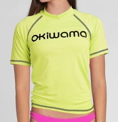 REMERA FACTOR UV MANGAS CORTAS UNISEX OKIWAMA TALLE 14