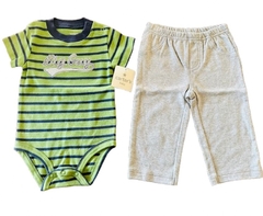 CONJUNTO BEBE BODY Y PANTALON CARTERS TALLE 9 MESES