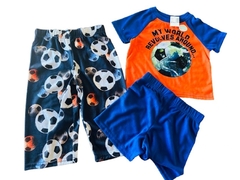 PIJAMA 3 PIEZAS THE CHILDRENS PLACE TALLE 12-18 MESES