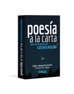 Poesía a la Carta - 50 naipes de Gustavo Roldán - Libro Juego de Poesía