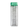 Botella de plástico cuadrada estampada - MAGI Home & Deco
