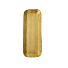 Bandeja de metal dorada rectangular en internet