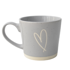 Taza o mug de cerámica corazon - 355 ml en internet