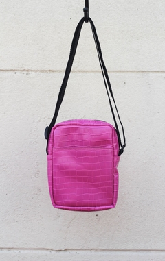 Shoulder bag pink croco - comprar online