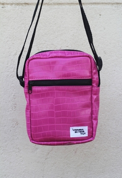 Shoulder bag pink croco na internet