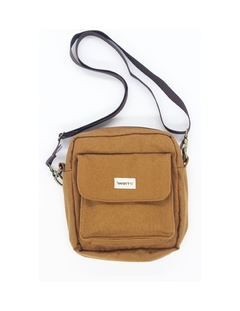 Shoulder bag caramelo com forro impermeável na internet